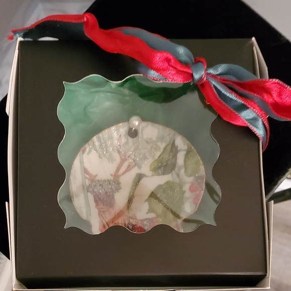 Mckenzie Childs Inspired Design Reindeer Ornament or Dish ⚜️🖤⚜️ - Picture 4 of 5